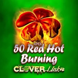 Slots logo of 50 Red Hot Burning Clover Links from Novomatic at Betalice Casino