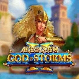 Age Of The Gods: God Of Storms 2 logo by Playtech Betalice Casino