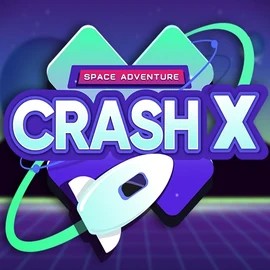 Crash X online game logo by Turbo Games on casinobetalice.com