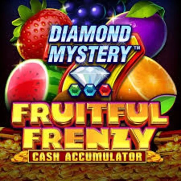 Diamond Mystery Fruitful Frenzy Cash Accumulator by Greentube, showcased at casinobetalice.com – game logo