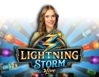 Official Live Casino logo: Lightning Storm by Evolution at Betalice Casino