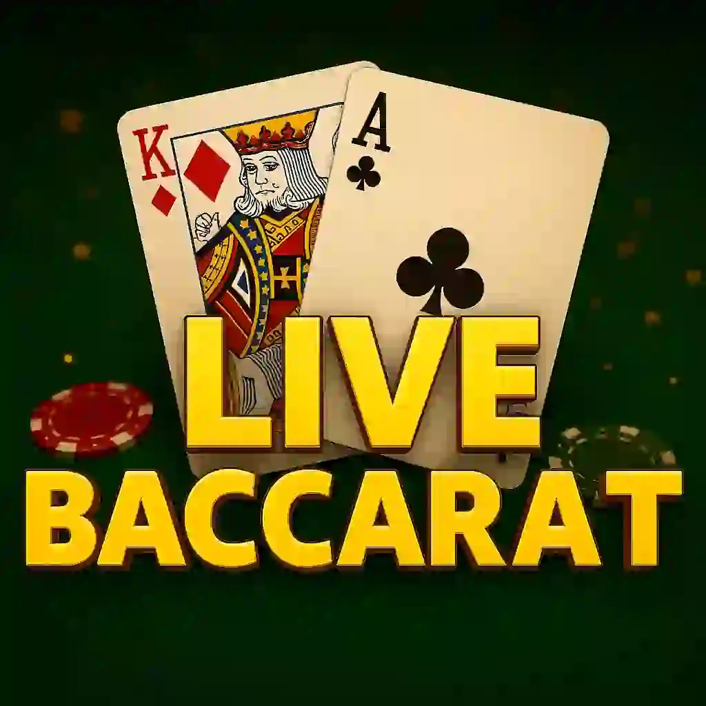 Live Baccarat game by Evolution – logo hosted on Betalice Casino