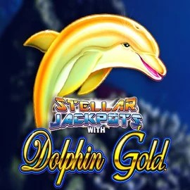 Dolphin Gold with Stellar Jackpots by Lightning Box Game, showcased at casinobetalice.com – game logo