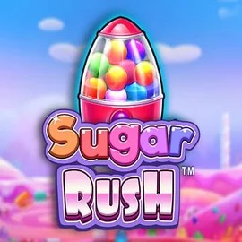 Sugar Rush online game logo by Pragmatic Play on casinobetalice.com