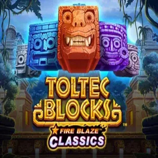 Slots logo of Fire Blaze: Toltec Blocks from Rarestone Gaming at Betalice Casino