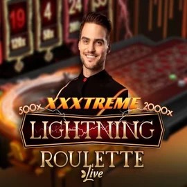 XXXtreme Lightning Roulette slot logo by Evolution at Betalice Casino